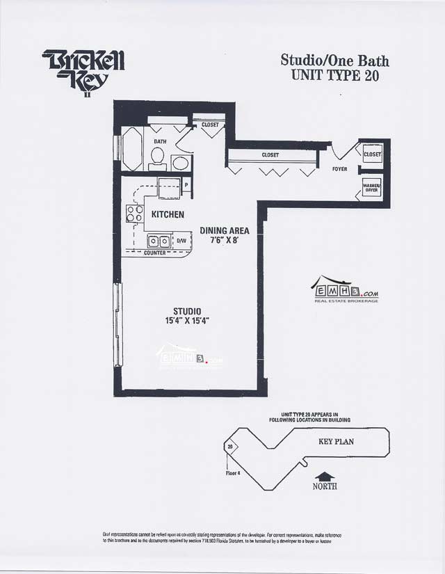Brickell Key II Floor Plan