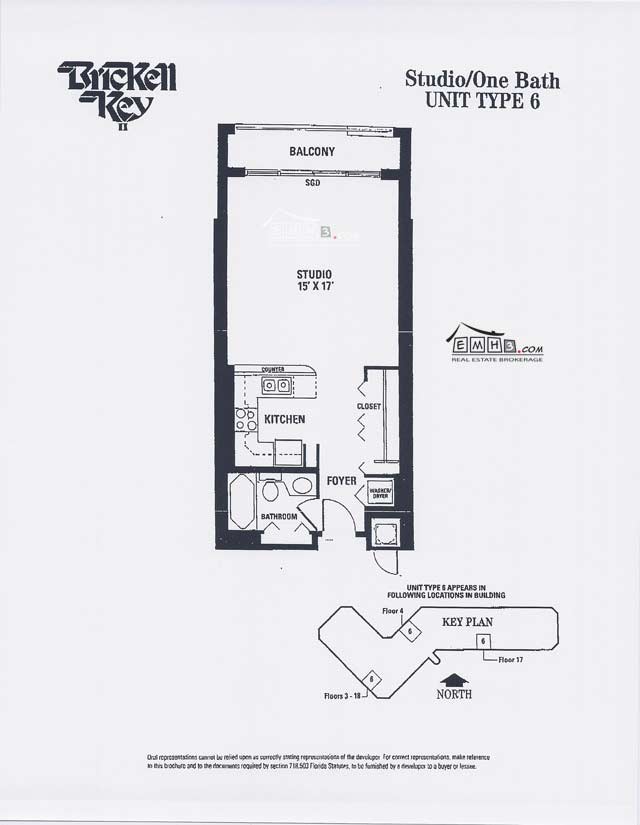 Brickell Key II Floor Plan